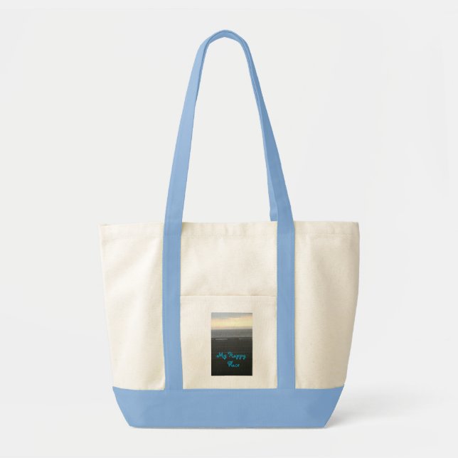 MI FELIZ LUGAR GRAN BOLSA DE TOTE (Frente)