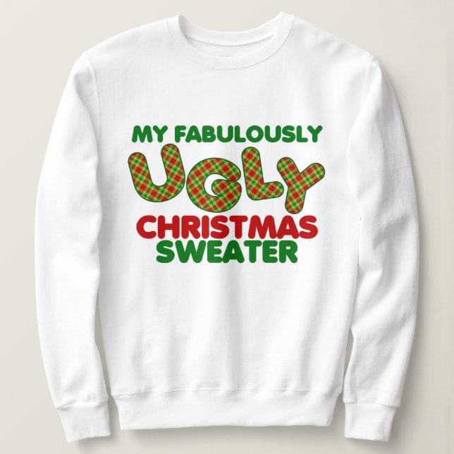 Mi feo suéter de Navidad (Anverso del diseño)