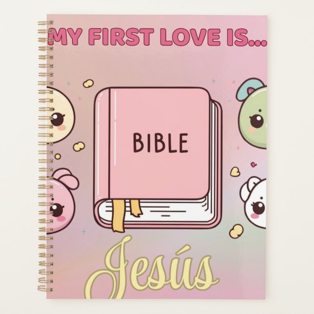 Mi first love is Jesús Agenda (Anverso)