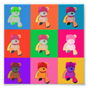 Mi foto de arte pop de Teddy Bear