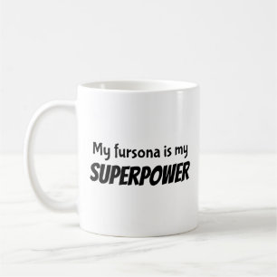 Mi fursona es mi taza de café SUPERPOWER