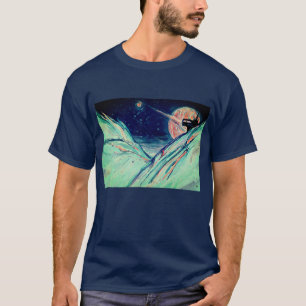 Mi futuro hogar en la camiseta espacial