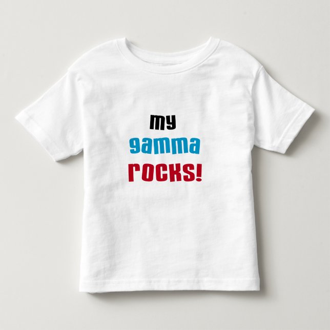 Mi gamma roca camisetas y regalos (Anverso)
