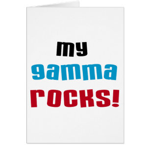Mi gamma roca camisetas y regalos