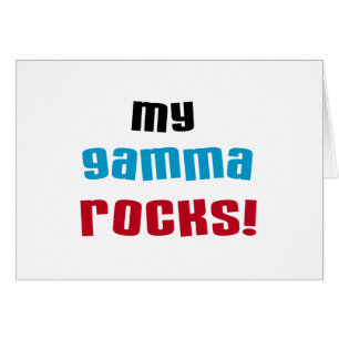 Mi gamma roca camisetas y regalos