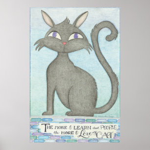 Mi Gato - Arte de Pared Inspirado en la Cita de Ma