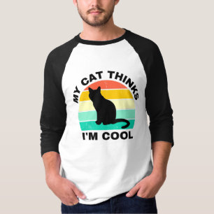 Mi gato cree que soy una camiseta de Guay