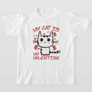 Mi gato es mi diseño de camisetas blancas de San V