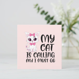 Mi gato está llamando