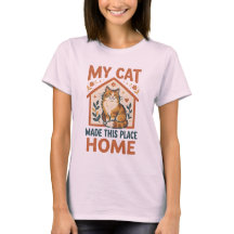 Mi Gato Hizo De Este Lugar Un Hogar Camiseta de Am