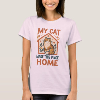 Mi Gato Hizo De Este Lugar Un Hogar Camiseta de Am