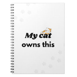 Mi Gato Posee Este Cuaderno Divertido de Gatos