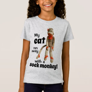 ¡Mi Gato Se Quedó Con Un Mono De Boca! Camiseta di