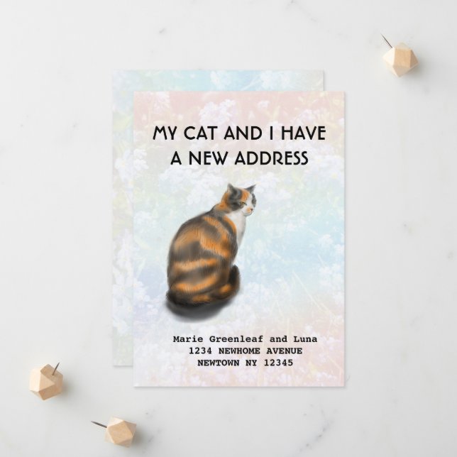 Mi gato y yo hemos movido la Invitación (Anverso/Reverso In Situ)