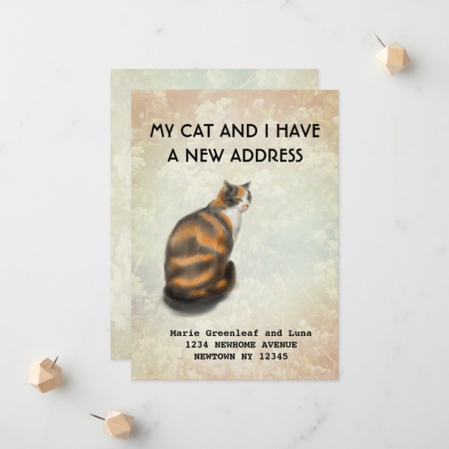 Mi gato y yo hemos movido la Invitación (Anverso/Reverso In Situ)