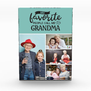 Mi gente favorita me llama 4 collage de fotos fam