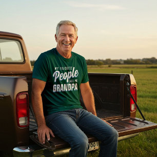 "Mi Gente Favorita Me Llama" Camiseta para Hombres