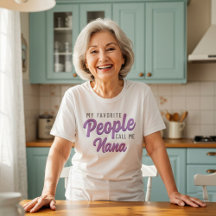 "Mi Gente Favorita Me Llama" Camiseta para Mujer