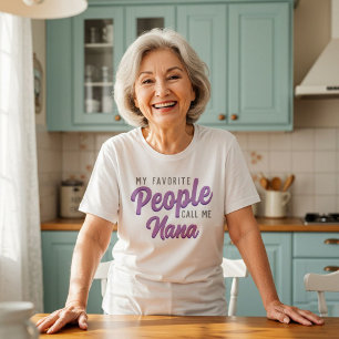 "Mi Gente Favorita Me Llama" Camiseta para Mujer