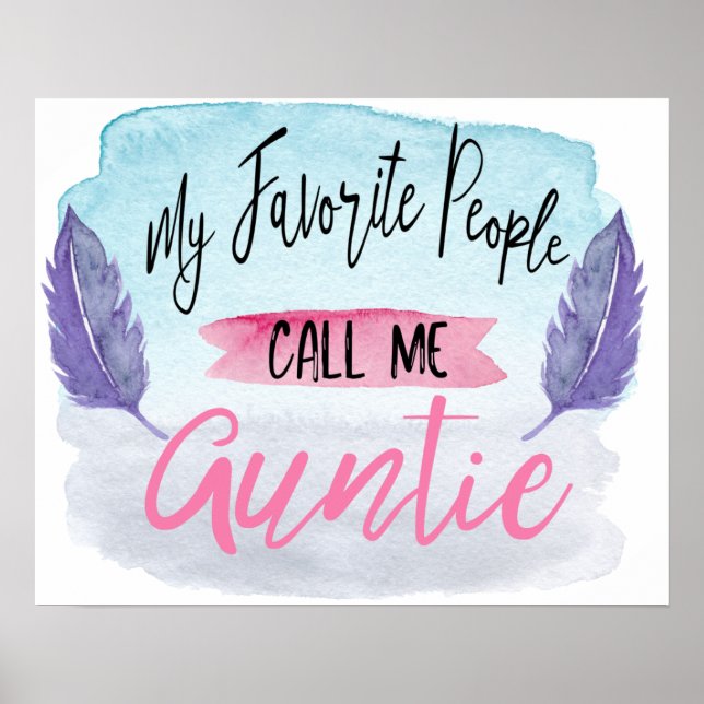 Mi gente favorita me llama tía arte mural (Frente)