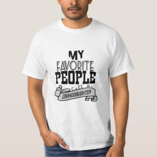 Mi gente preferida me llama camiseta de la nieta