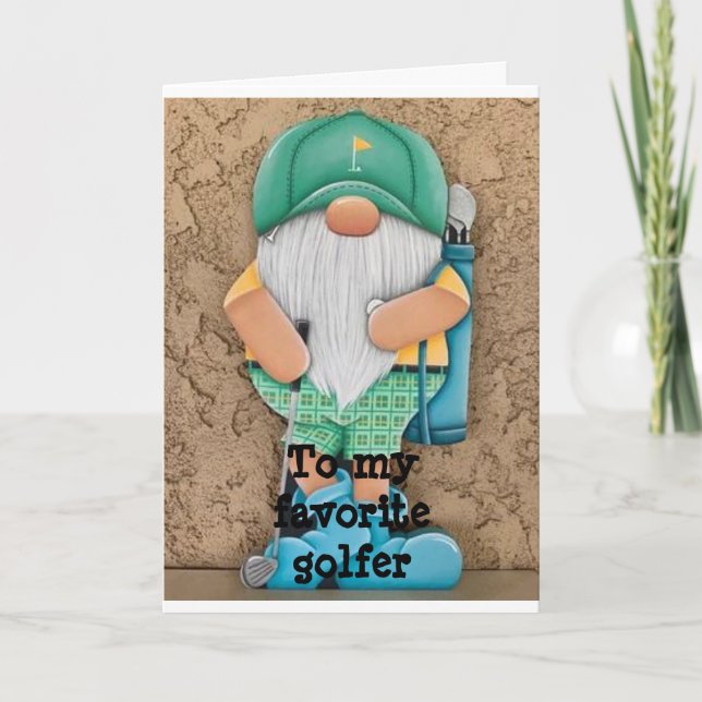 "MI GOLFER FAVORITO" ¡FELIZ NAVIDAD PARA USTEDES! (Anverso)