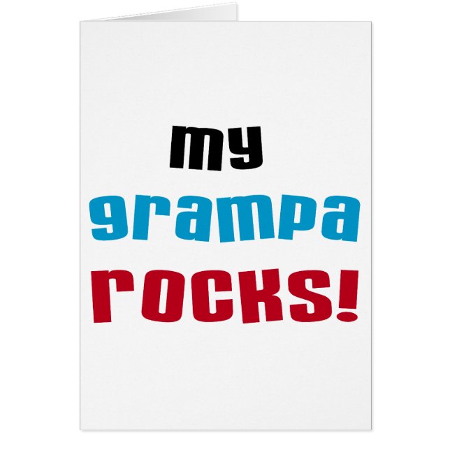 Mi Grampa roca camisetas y regalos (Frente)