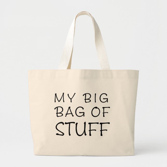 Mi gran bolsa de cosas Jumbo tote (Frente)