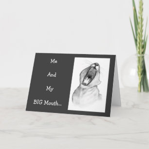 MI GRAN TARJETA DE DISCULPAS DE BOCA: León: Arte a