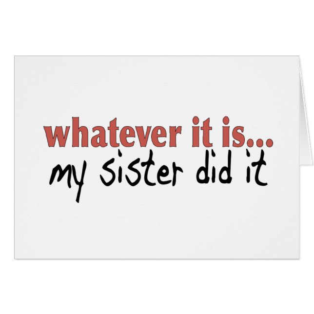 Mi hermana lo hizo (Anverso (Horizontal))