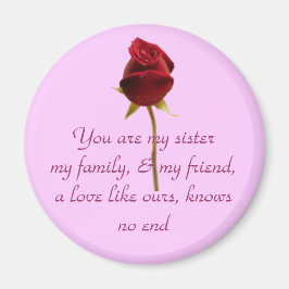 Mi hermana, mi imán amigo