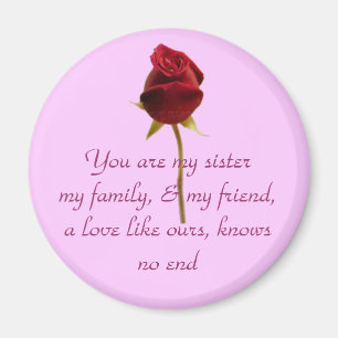 Mi hermana, mi imán del amigo