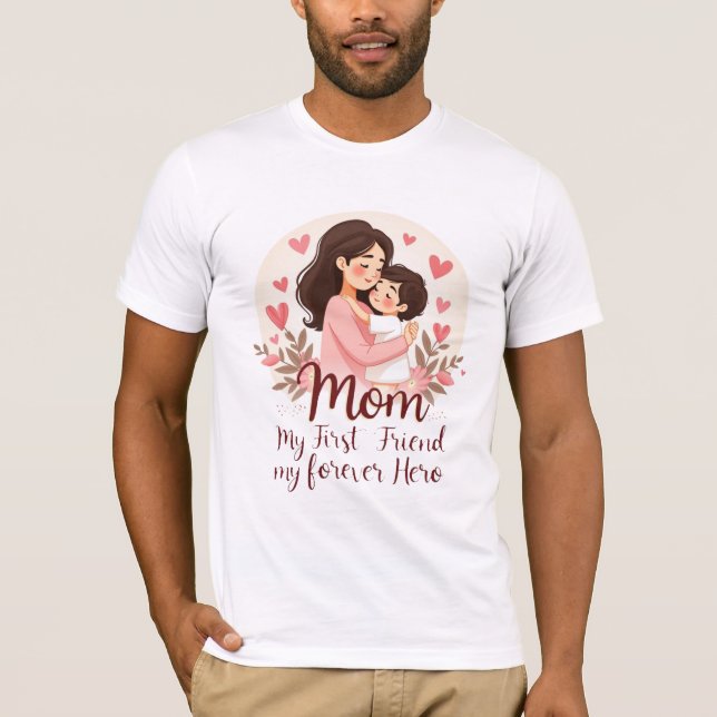 Mi héroe para siempre | Diseño de camisetas para e (Anverso)