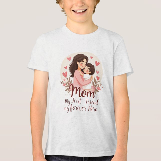 Mi héroe para siempre | Diseño de camisetas para e (Anverso)