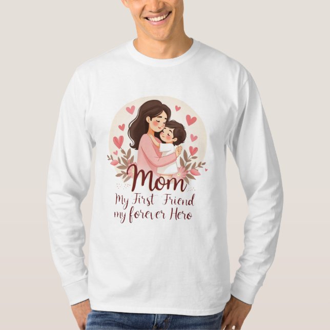Mi héroe para siempre | Diseño de camisetas para e (Anverso)