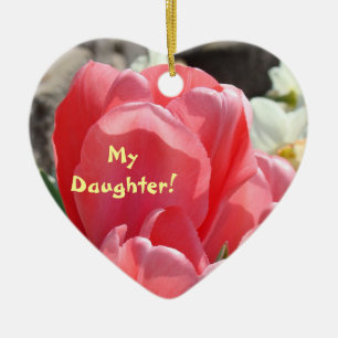 ¡Mi hija! adornos Tulipanes Rosados Amor Muñeca!