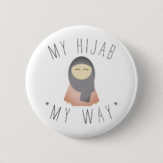 mi hijab Botón Pinback chica musulmán regalo islám
