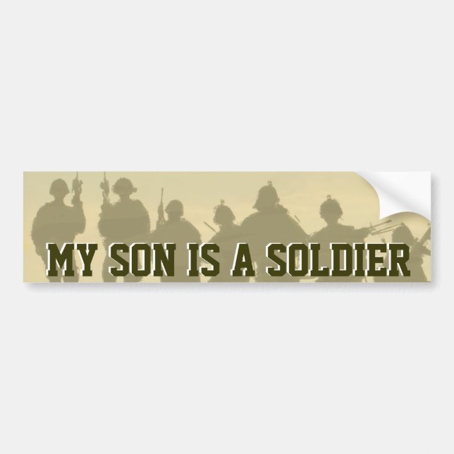 MI HIJO ES PEGATINA PARA EL PARACHOQUES DEL (Frente)
