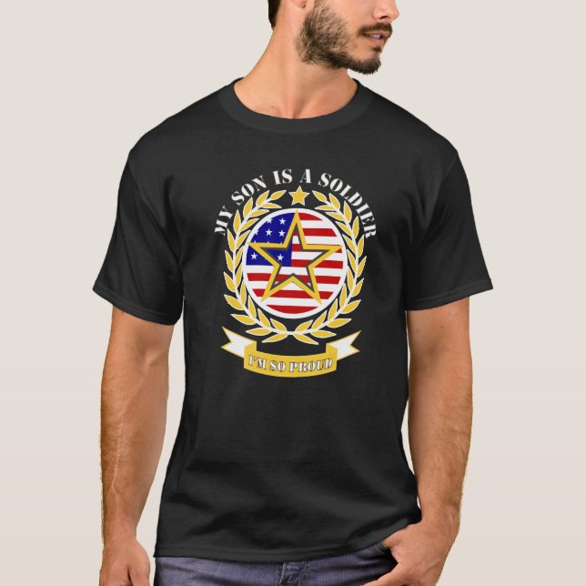 Mi hijo es una camiseta del ejército de soldados (Anverso)