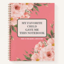 MI HIJO FAVORITO ME DIO ESTA LIBRETA Personalizabl
