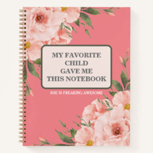 MI HIJO FAVORITO ME DIO ESTA LIBRETA Personalizabl