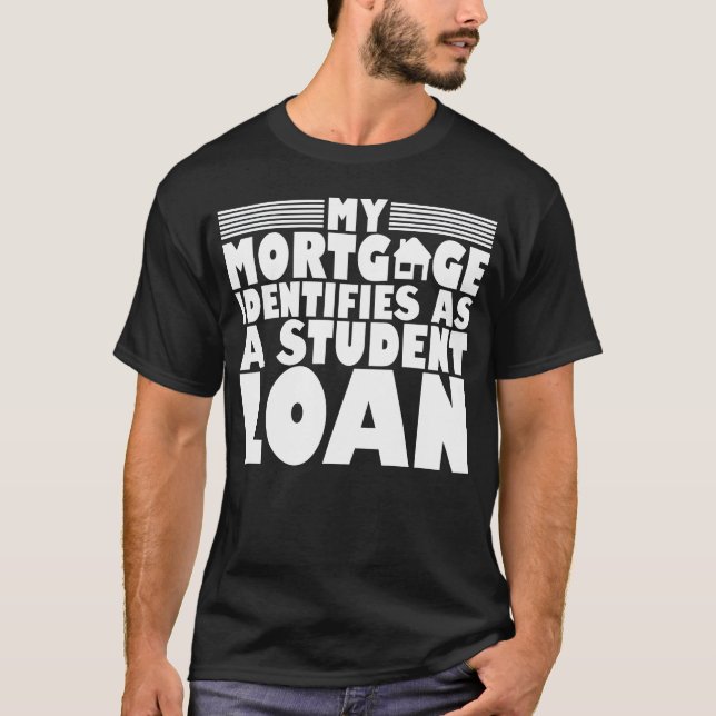 Mi hipoteca se identifica como una camiseta de pré (Anverso)
