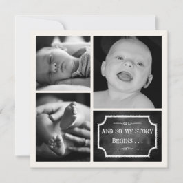 Mi historia comienza el anuncio del nacimiento del