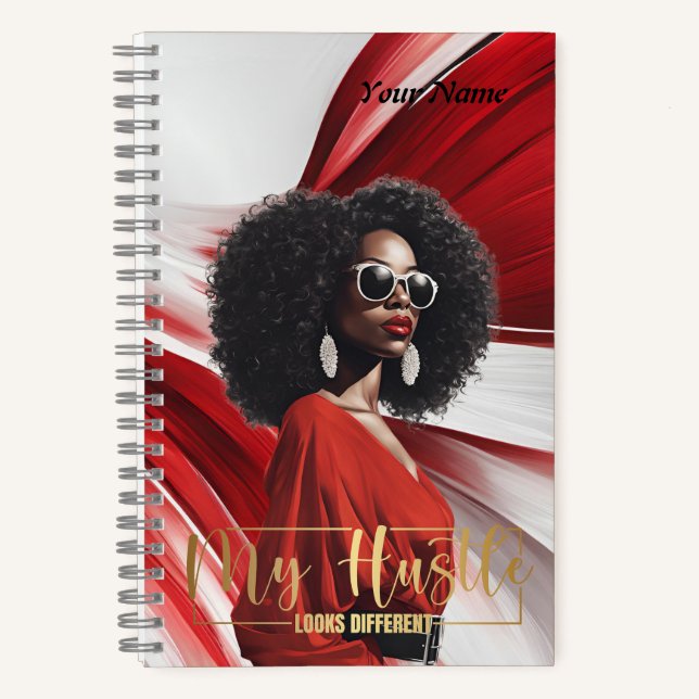 Mi Hustle... Diario Resumen Rojo y Blanco (Anverso)