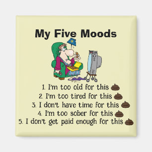 Mi imán de cinco estados de ánimo