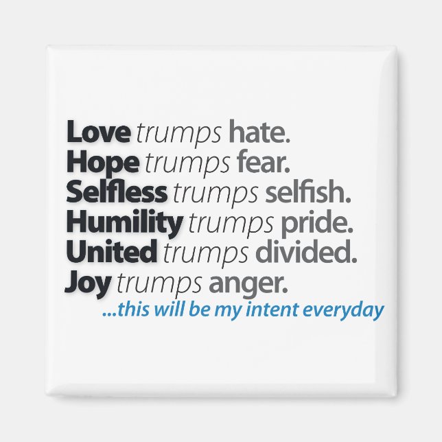 Mi imán diario de elección (Frente)