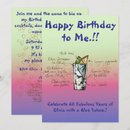 Mi invitación a la fiesta de cumpleaños de Blue Ta