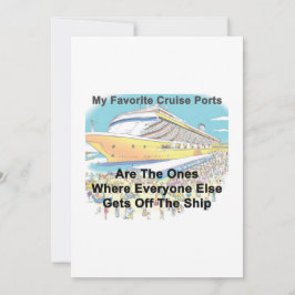 Mi invitación a Puertos de Crucero Favoritos - INV