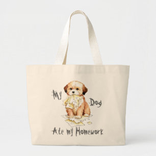 Mi Lhasa Apso Se Comía Mi Casa Gran Bolsa De Toall