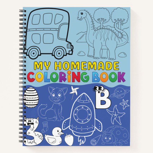Mi libro casero de colorear para niños (Anverso)